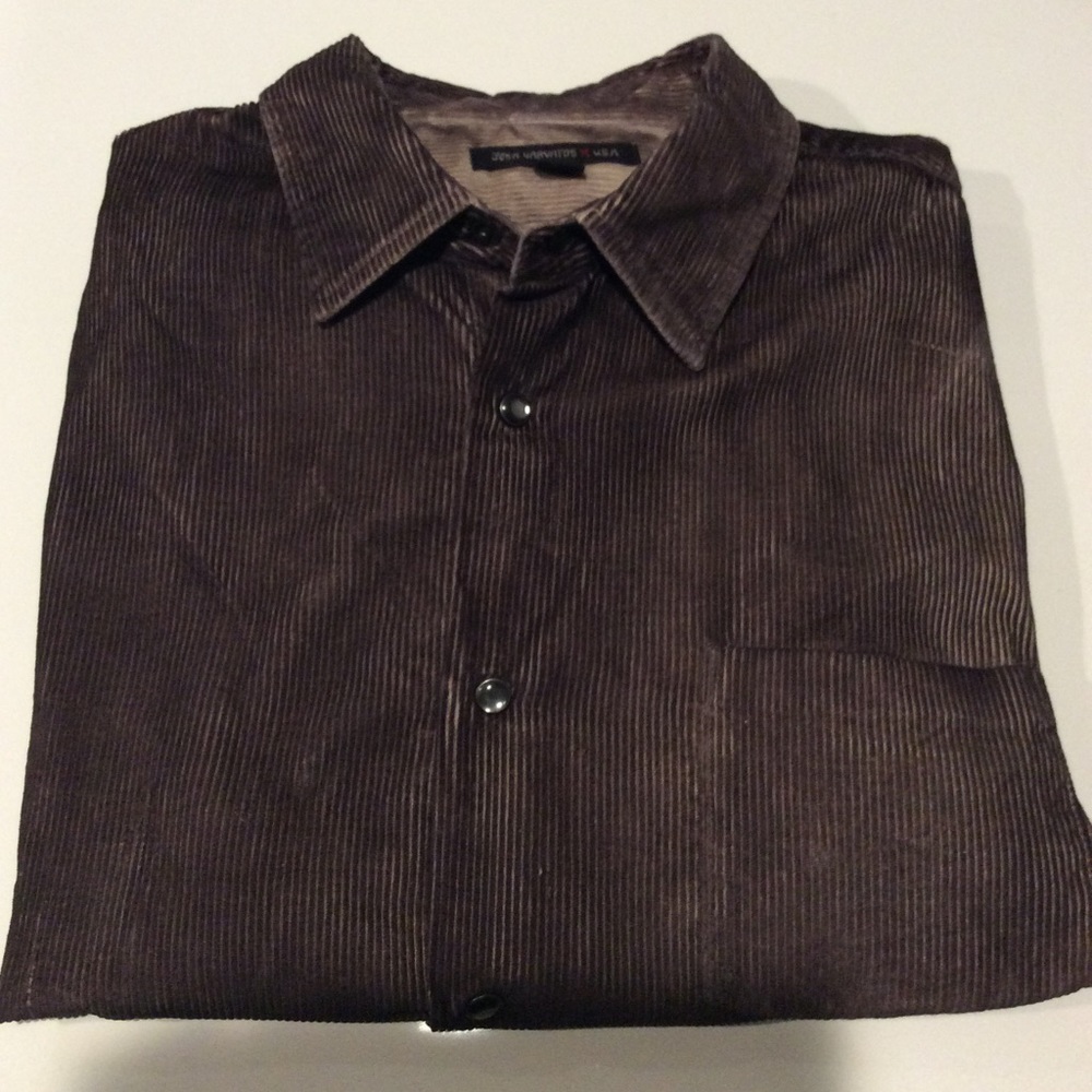 John Varvatos shirt with snaps